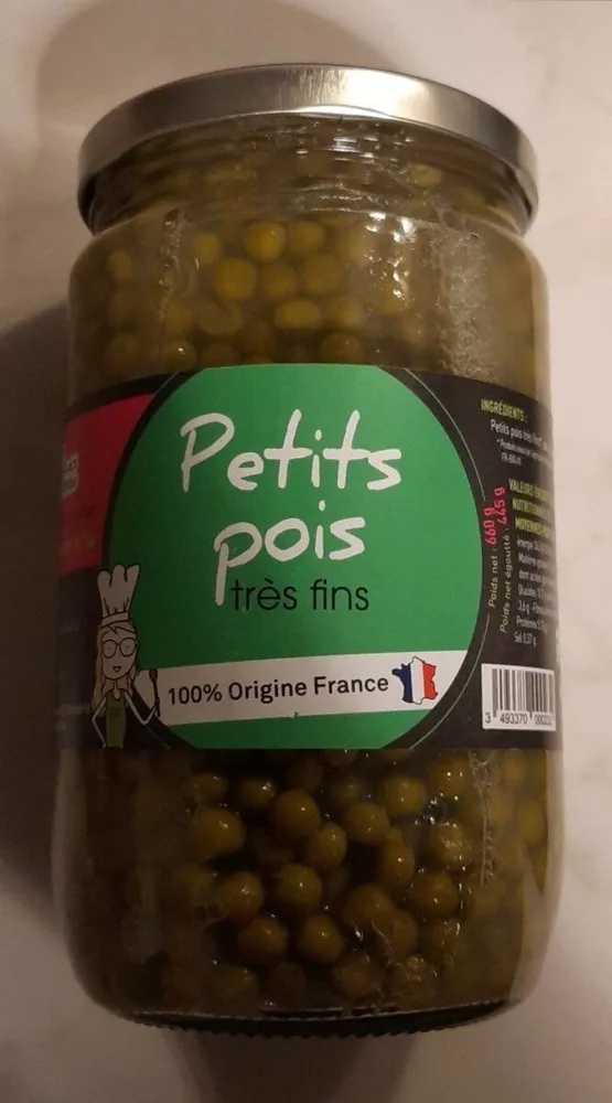 Petits pois très fins