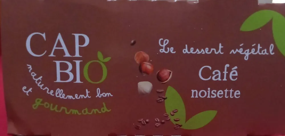 Le dessert végétal café noisette