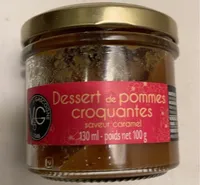 Dessert de pommes craquantes saveur caramel