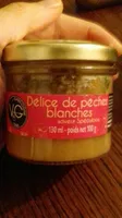 Délice de pêches blanche (saveur speculos)