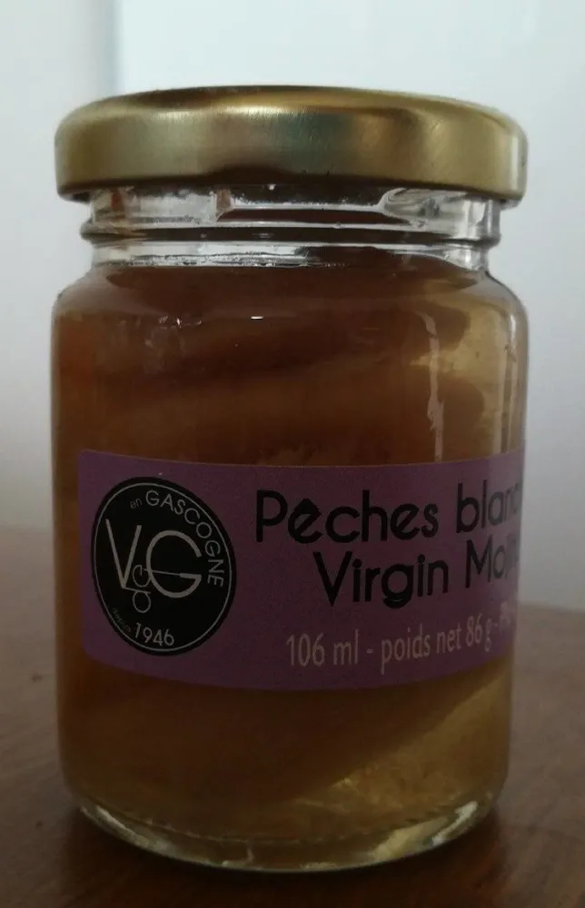 Pêches blanches Virgin Mojito