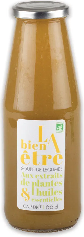 Soupe de légumes aux extraits de plante