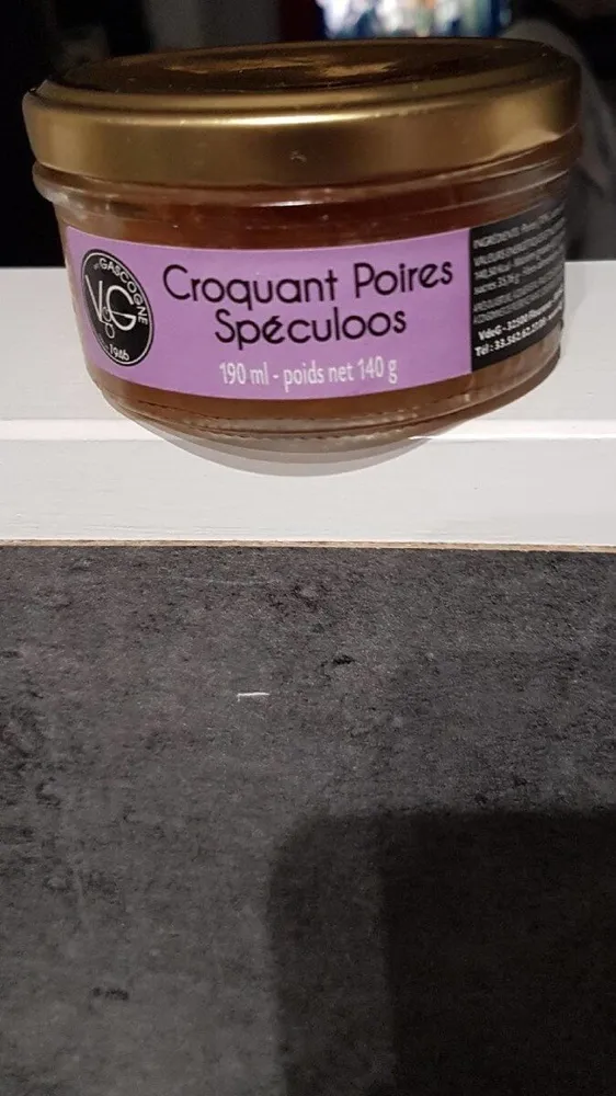 croquant poires spéculoos