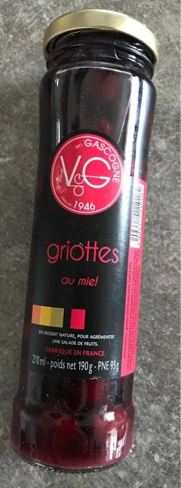 Griottes au miel