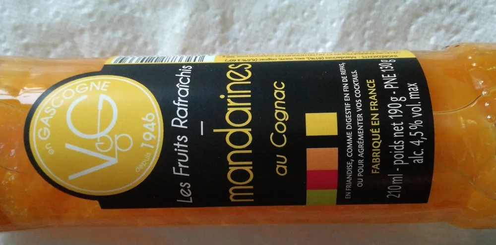 Mandarines au cognac