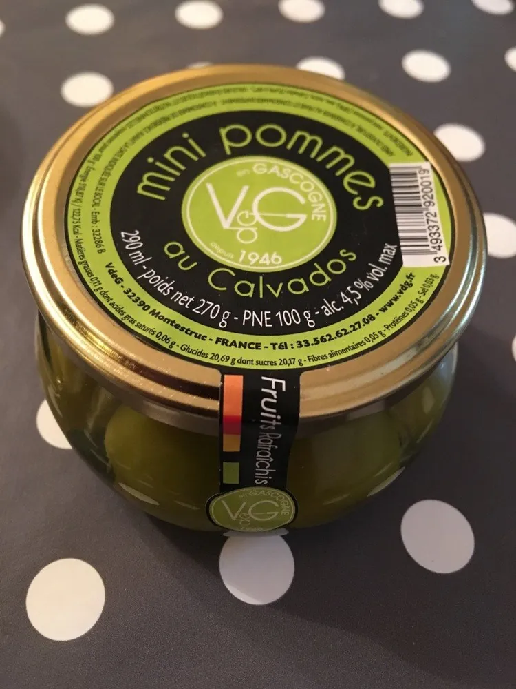 Les Mini Pommes Rafraîchies Au Calvados 29cl