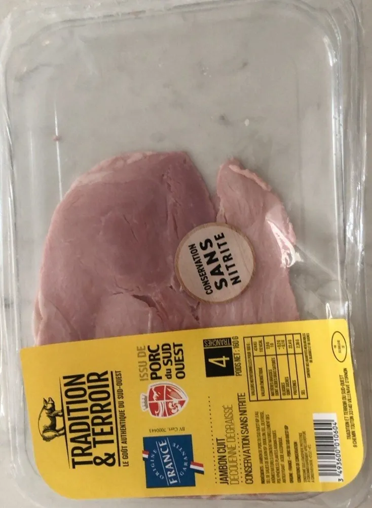 Jambon cuit decouenne degraisse