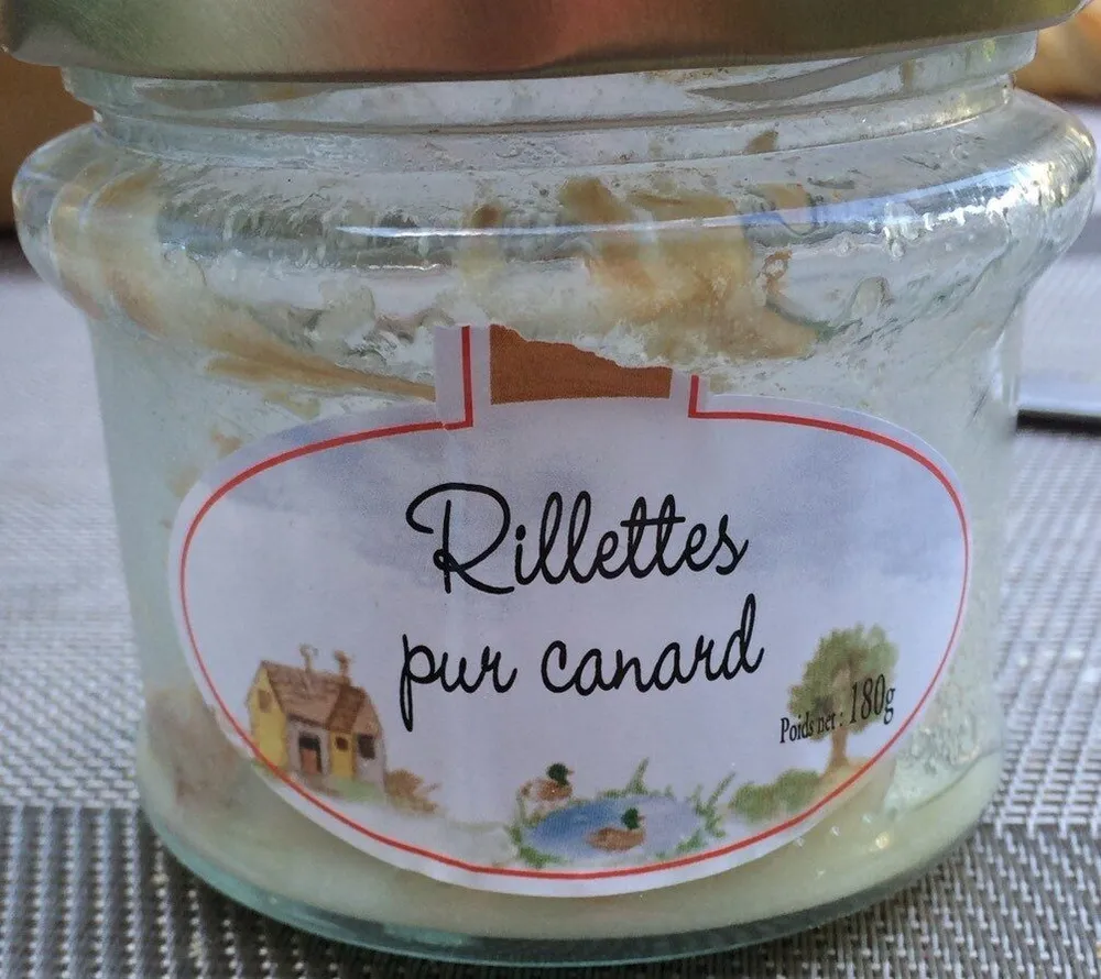Rillettes pur canard