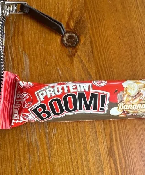 Barrita proteica boom banana caramel