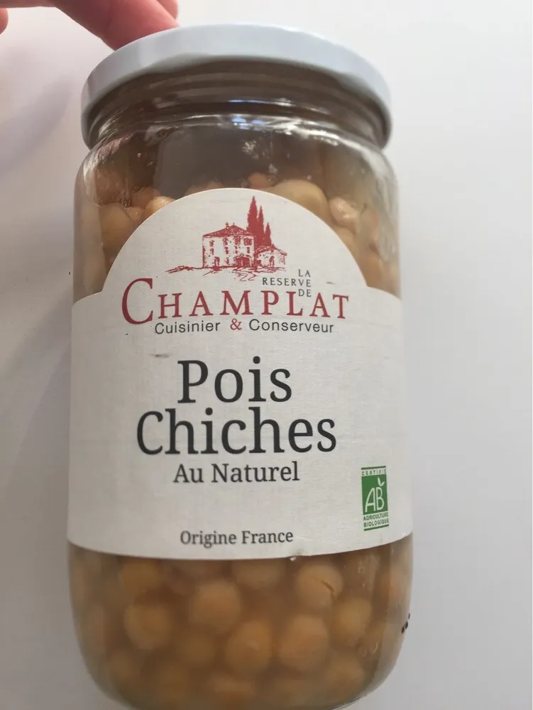 Pois chiches au naturel