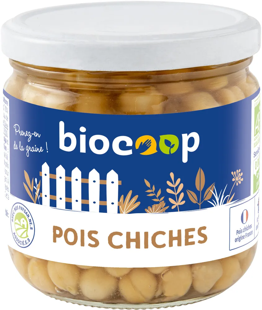 Pois chiches au naturel 240g ne
