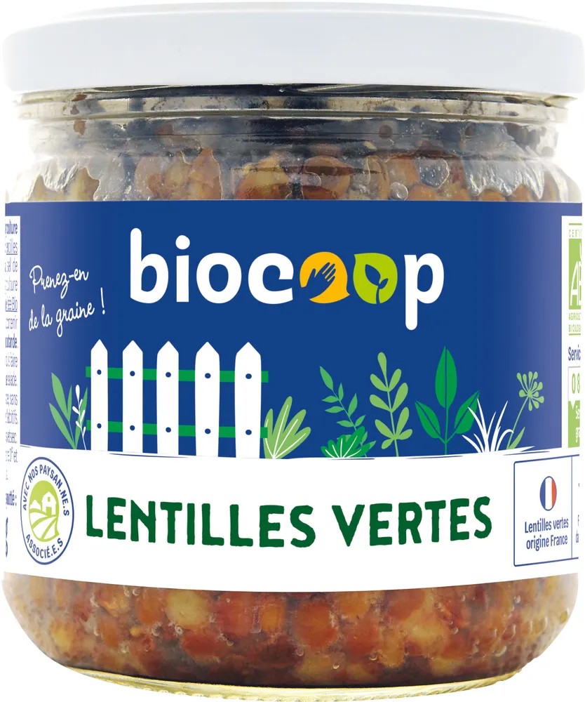 Lentilles vertes au naturel 240g ne