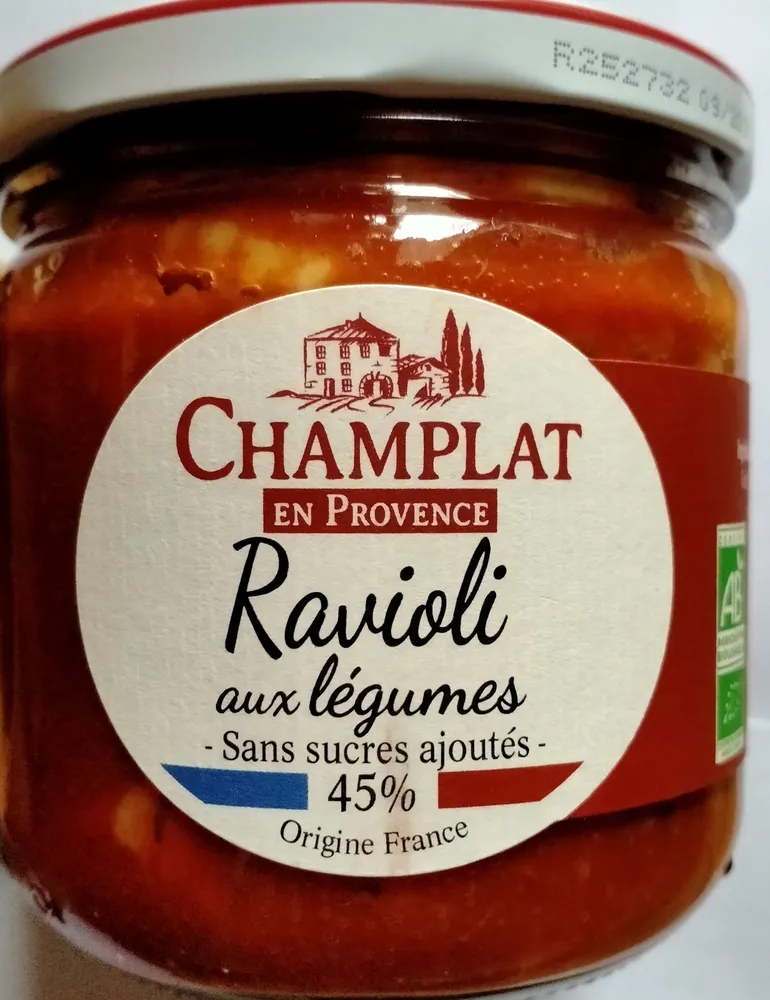 Ravioli aux légumes