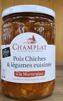 Pois chiches & légumes cuisinés