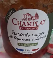 Haricots rouges et les légumes
