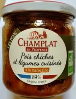 Pois chiche et légumes cuisinés