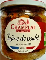 Tajine poulet citron