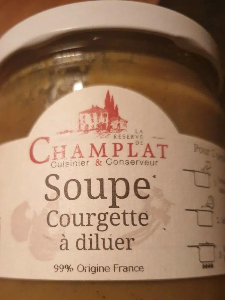 Soupe courgette à diluer