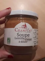 Soupe lentilles corail à diluer