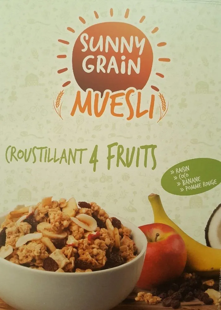 Muesli croustillant 4 fruirs