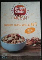 Crunchy muesly with 4 nuts - Céréales