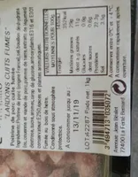 Lardons cuits fumés