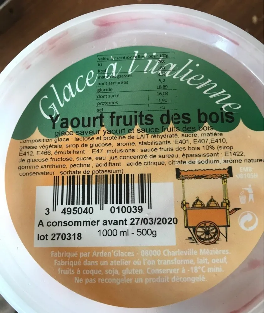 Glace à L'italienne