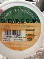 Glace chewing gum