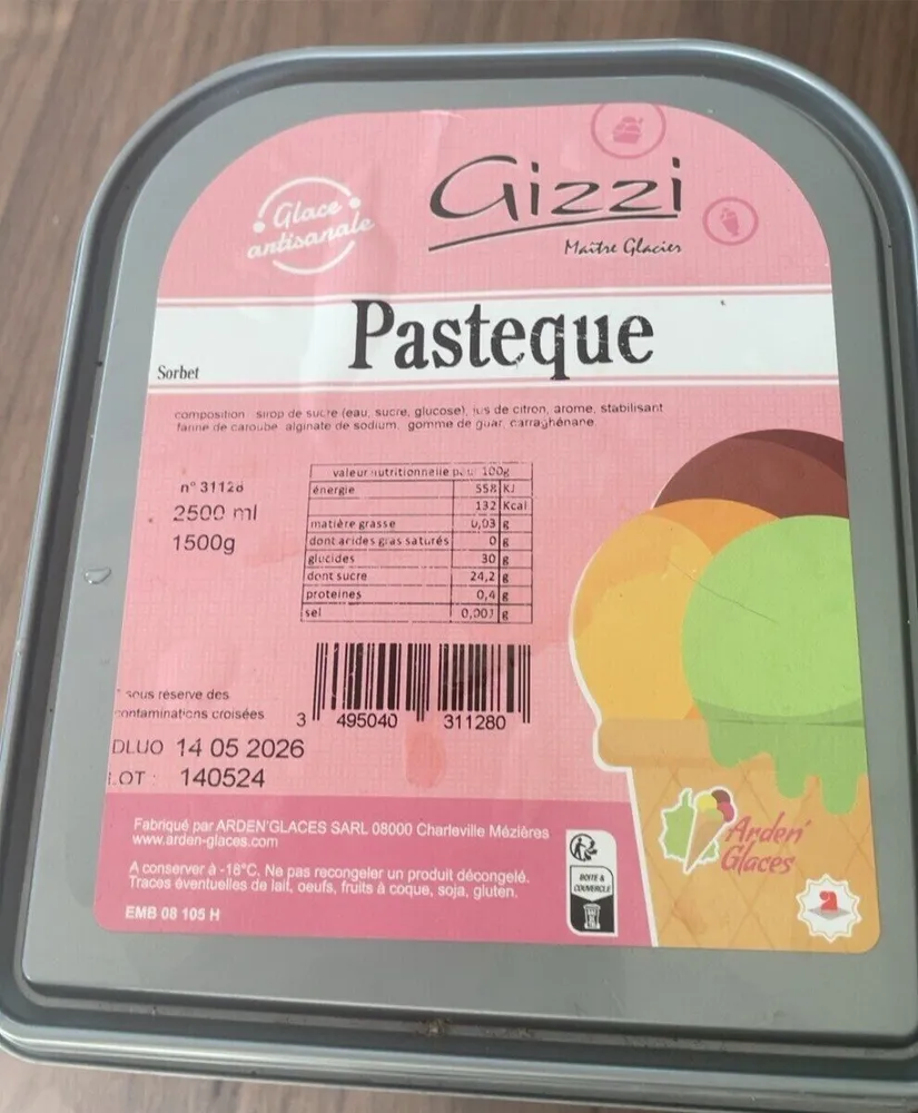 Sorbet Pastèque