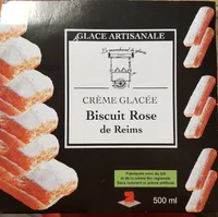 Glace Biscuit Rose de Reims