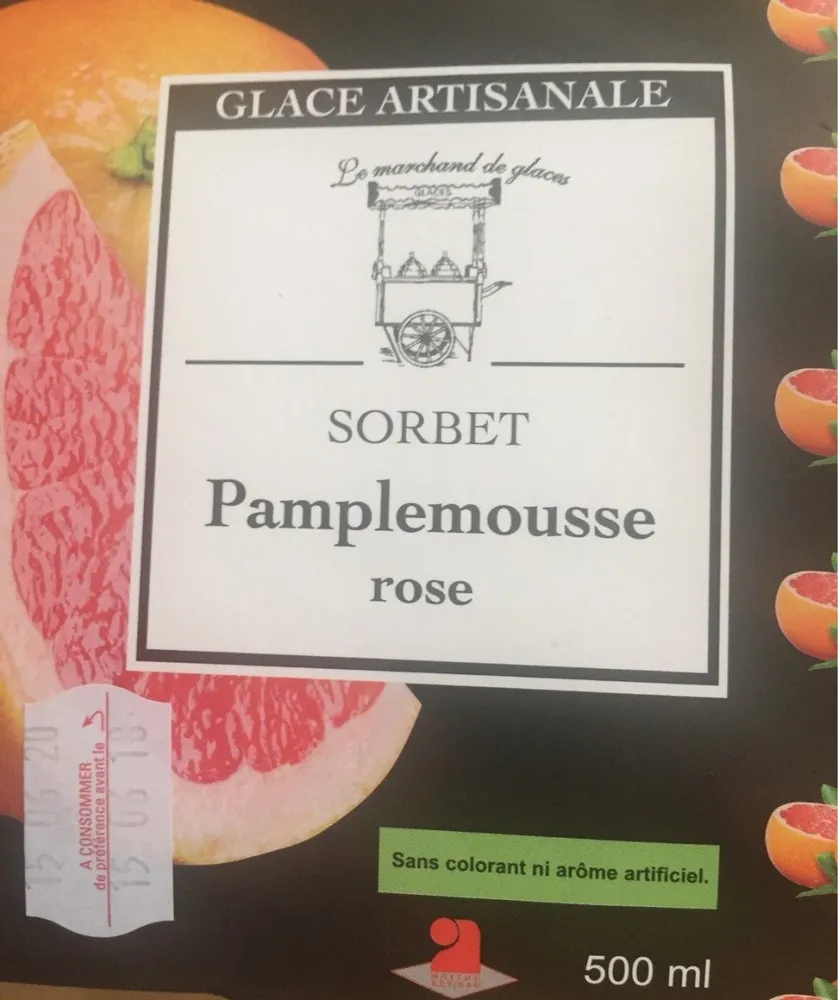 Sorbet pamplemousse rose