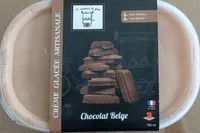 Crème glacée artisanale chocolat belge