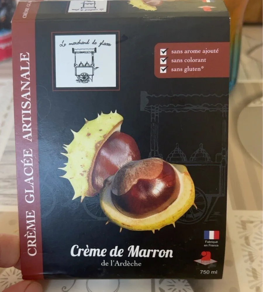 Crème glacée au Marron de l’Ardèche
