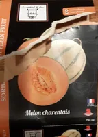 Sorbet plein fruit melon charentais
