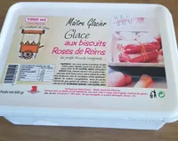 Glace aux biscuits roses de Reims