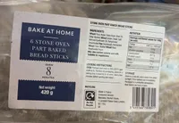 Bake At Home Stone Oven Part Baked Bread Sticks