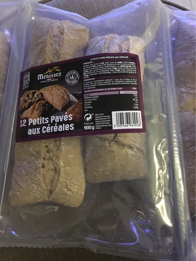 12 petits pavés aux céréales