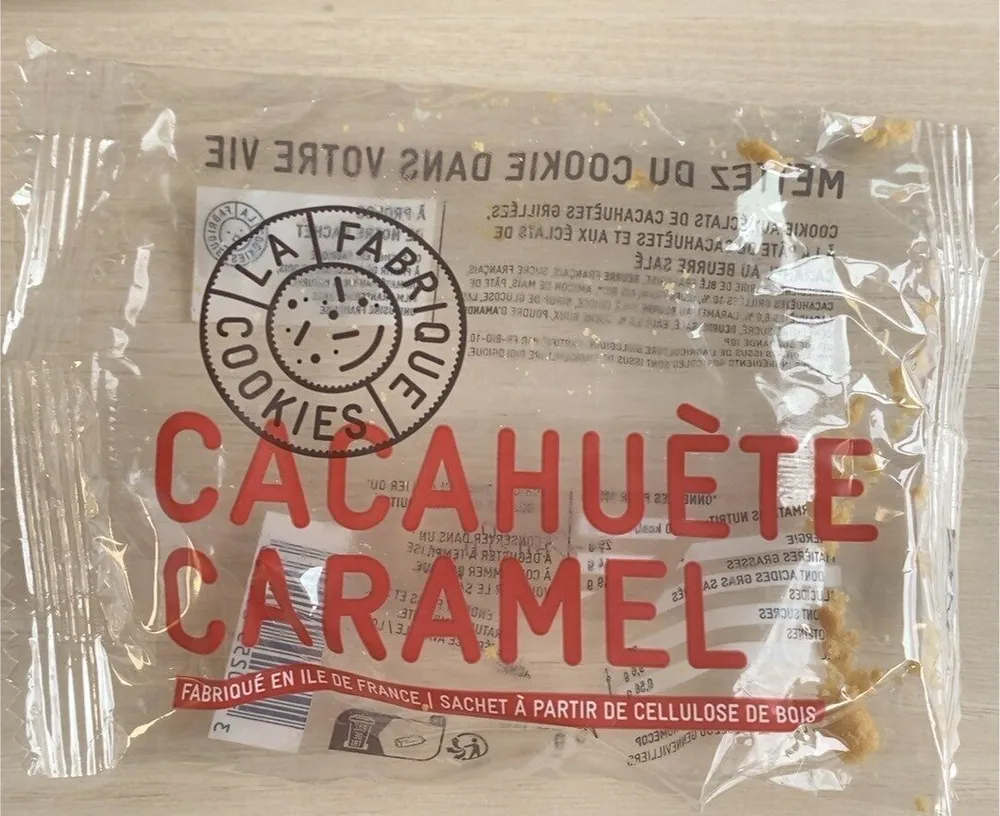Cookie Cacahuète Caramel