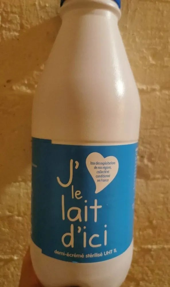 Lait demi- écrémé