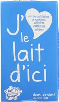 J'aime le lait d'ici