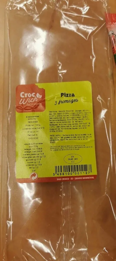 Pizza 3 fromages