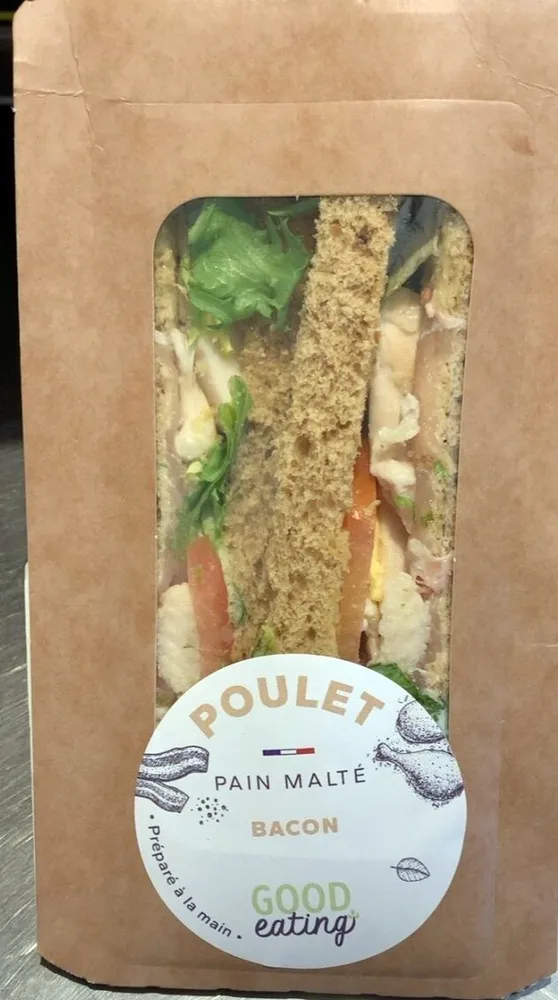 Poulet bacon pain malté