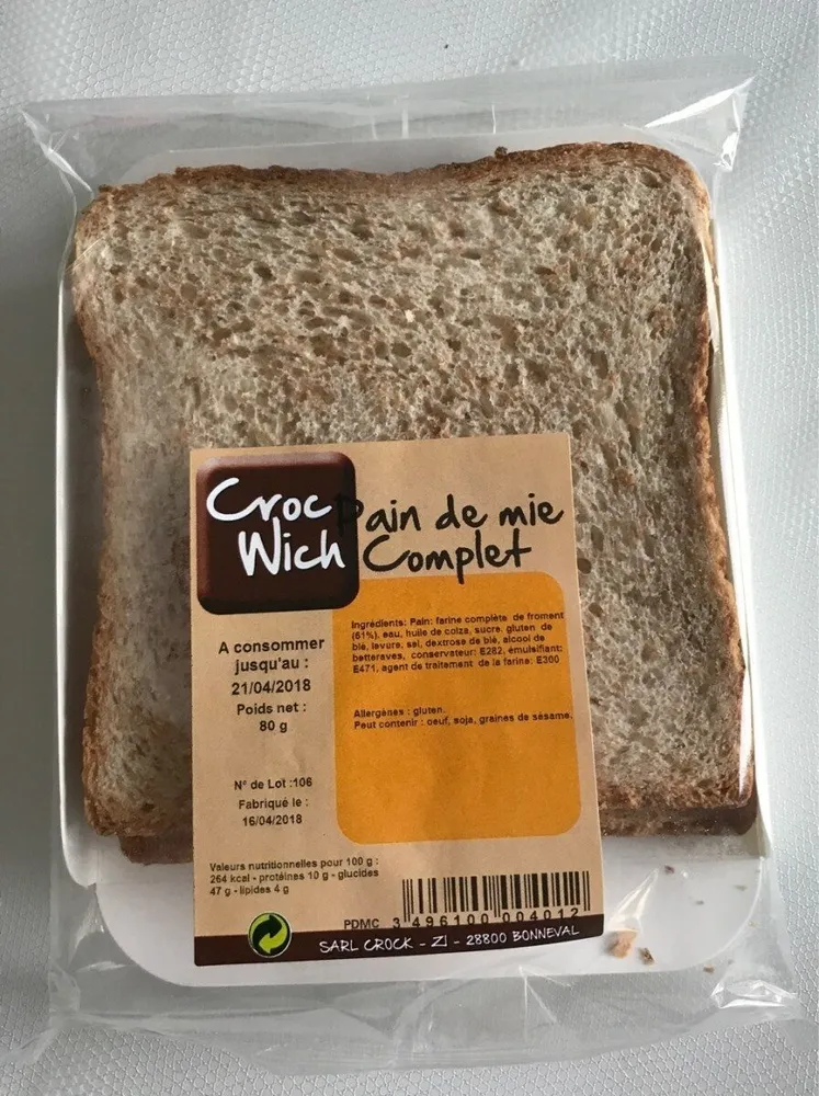 Pain de mie complet