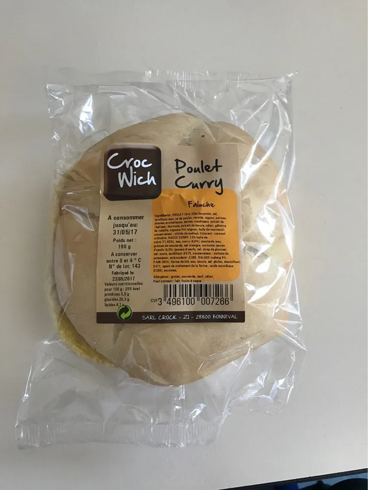 Sandwich curry