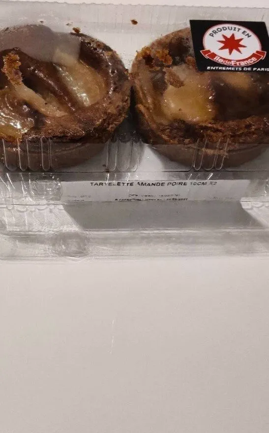Tartelette amande poire
