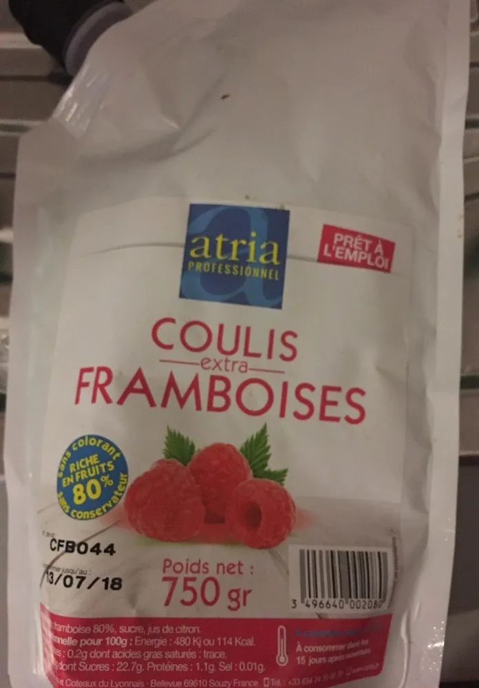 Coulis extra Franboise