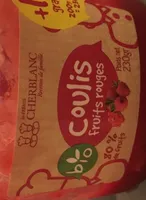 Coulis fruits rouges
