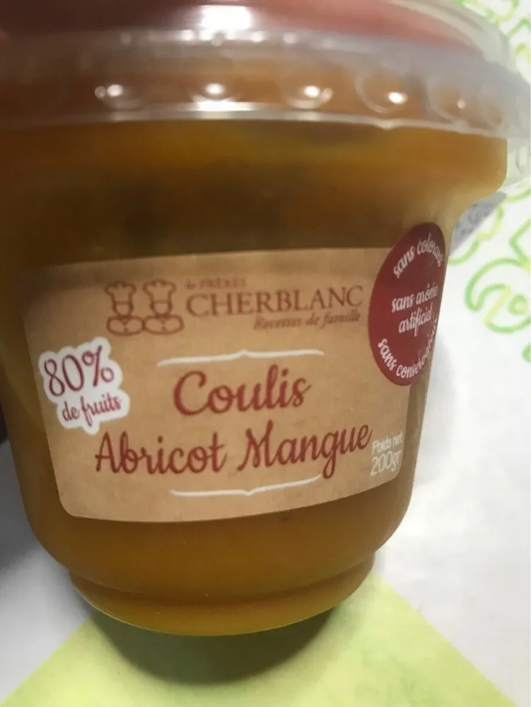 Coulis abricot mangue