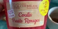 Coulis fruits rouges