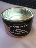 Coq au vin sauce à l'armagnac